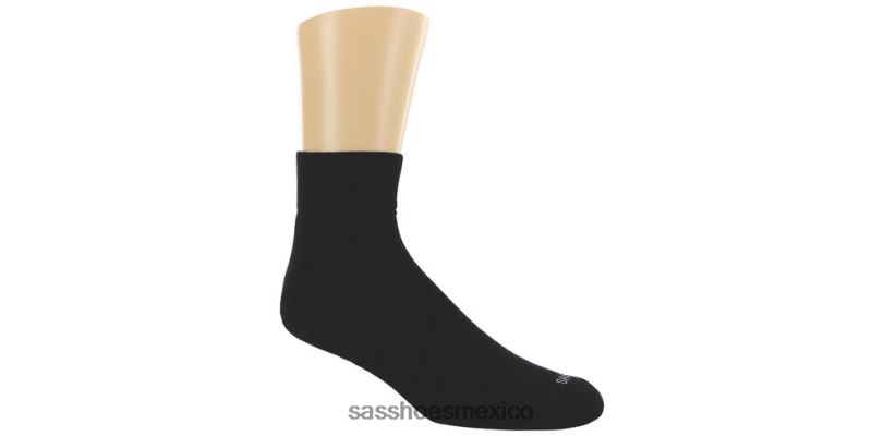 mx SAS hombres acogedor tripulación qtr calcetines negro LVV46548
