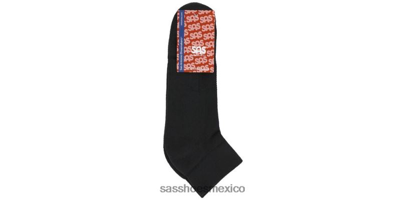 mx SAS hombres acogedor tripulación qtr calcetines negro LVV46548