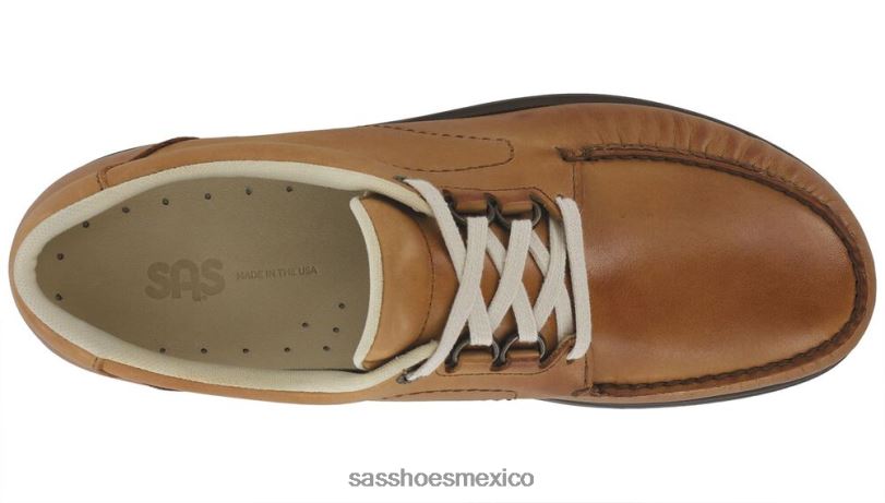 mx SAS hombres versátil mocasines con cordones Bout Time Lux color avellana LVV46514