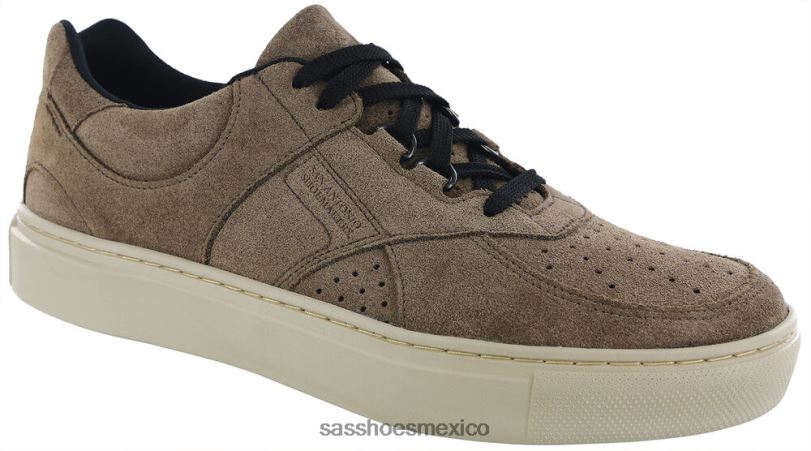 mx SAS hombres versátil tenis high street con cordones almendra LVV46531