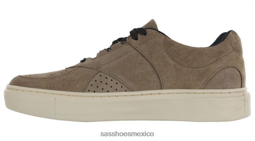 mx SAS hombres versátil tenis high street con cordones almendra LVV46531