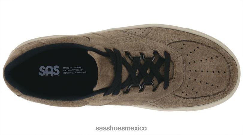 mx SAS hombres versátil tenis high street con cordones almendra LVV46531