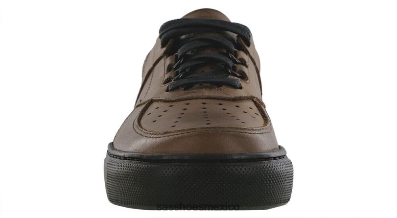 mx SAS hombres versátil tenis high street con cordones caoba LVV46532