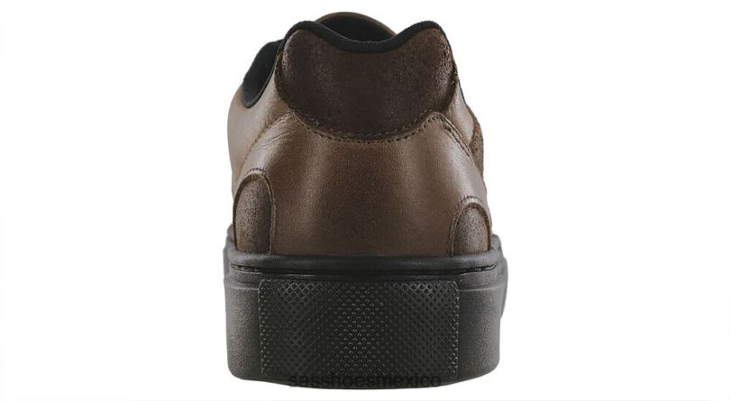 mx SAS hombres versátil tenis high street con cordones caoba LVV46532
