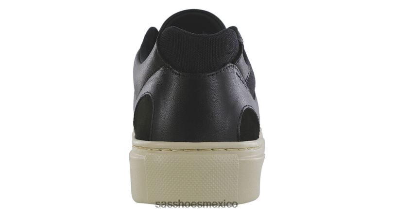 mx SAS hombres versátil tenis high street con cordones cenizas negro LVV46533