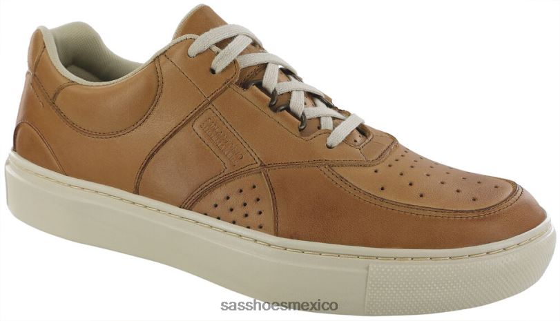 mx SAS hombres versátil tenis high street con cordones color avellana LVV46528