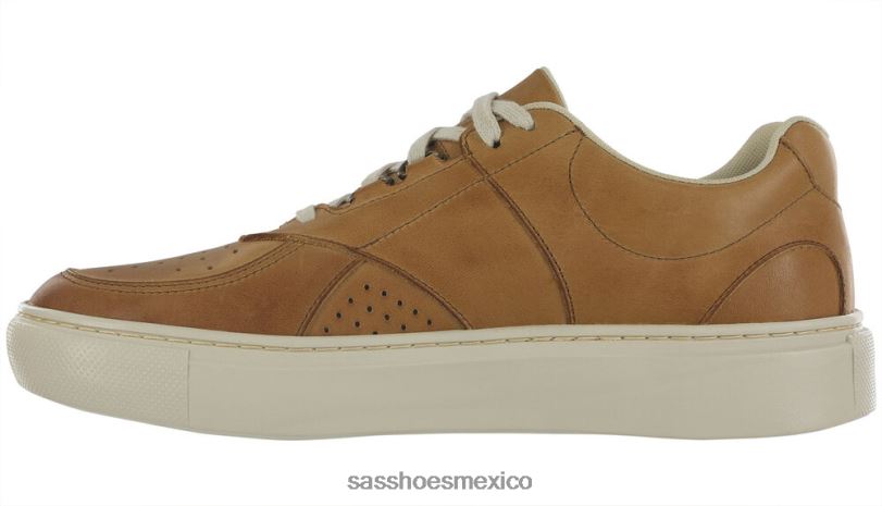 mx SAS hombres versátil tenis high street con cordones color avellana LVV46528