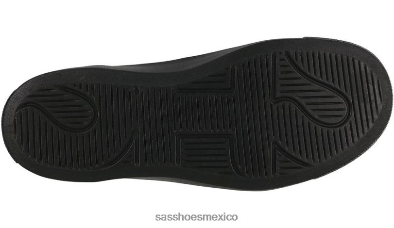 mx SAS hombres versátil tenis high street con cordones negro mate LVV46530