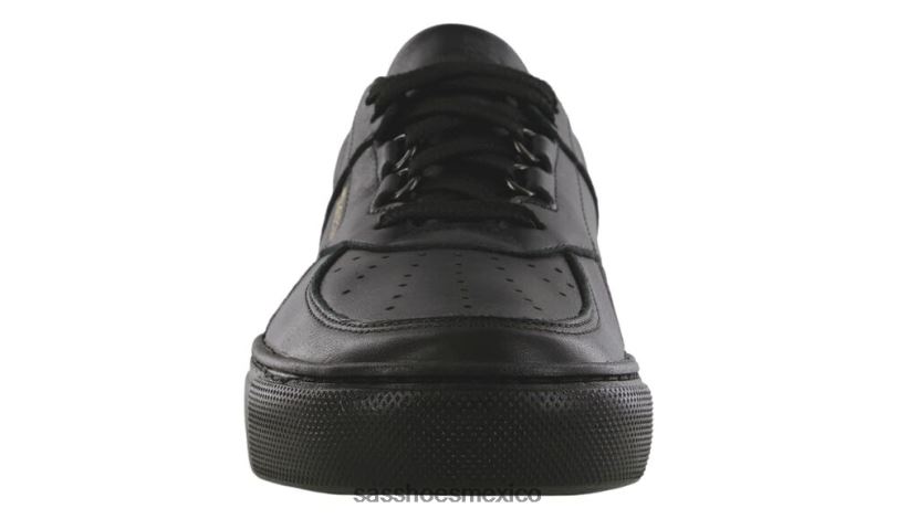 mx SAS hombres versátil tenis high street con cordones negro mate LVV46530