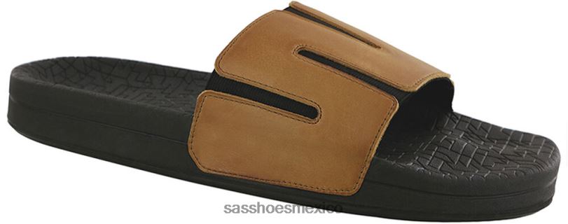 mx SAS hombres versátil sandalia con borde color avellana LVV46525
