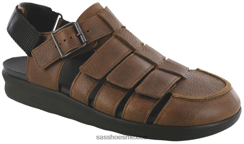 mx SAS hombres versátil sandalia pescador esfuerzo marrón LVV46520