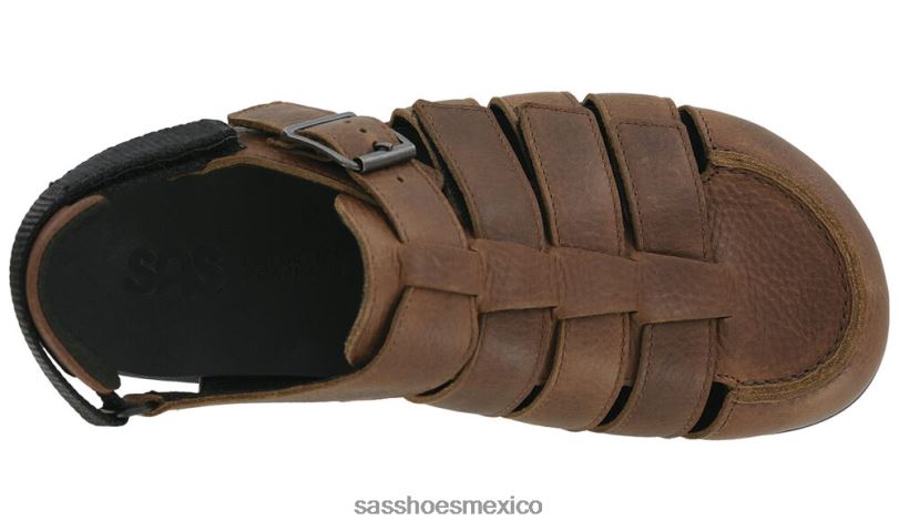 mx SAS hombres versátil sandalia pescador esfuerzo marrón LVV46520