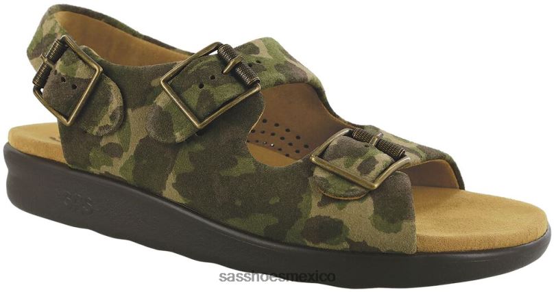 mx SAS hombres versátil sandalias bravo con correa en el talón camuflaje LVV46537