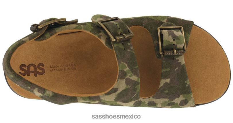 mx SAS hombres versátil sandalias bravo con correa en el talón camuflaje LVV46537