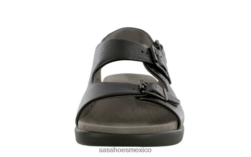 mx SAS hombres versátil sandalias bravo con correa en el talón negro LVV46539