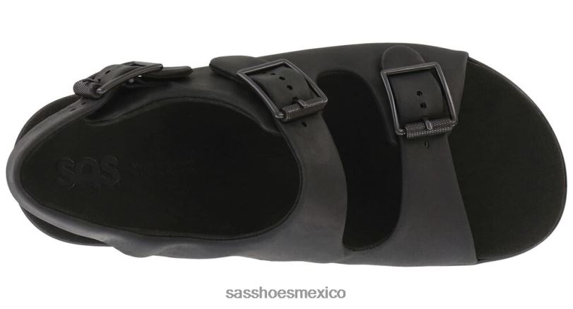 mx SAS hombres versátil sandalias bravo con correa en el talón oso negro LVV46536