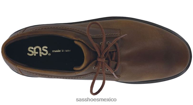 mx SAS hombres inspirado aden con cordones oxford marrón LVV46542