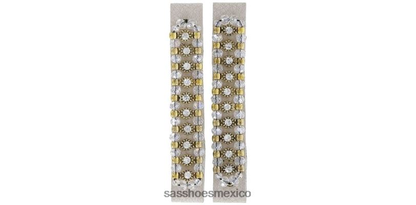mx SAS mujer inspirado Bling - mira tribanda lino/amarillo LVV46457