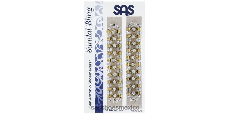 mx SAS mujer inspirado Bling - mira tribanda lino/amarillo LVV46457