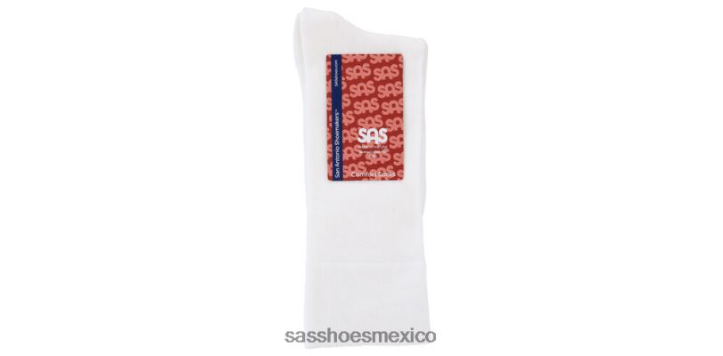mx SAS mujer acogedor calcetines con banda confort blanco LVV46466