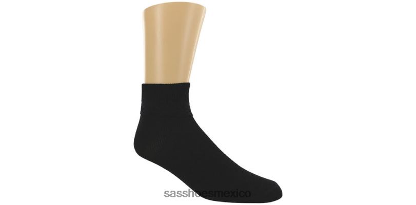 mx SAS mujer acogedor calcetines con rombos y volantes negro LVV46472