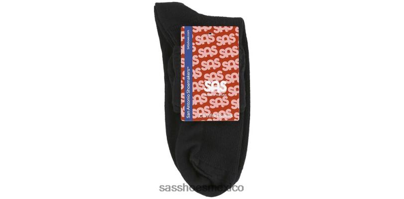 mx SAS mujer acogedor calcetines con rombos y volantes negro LVV46472