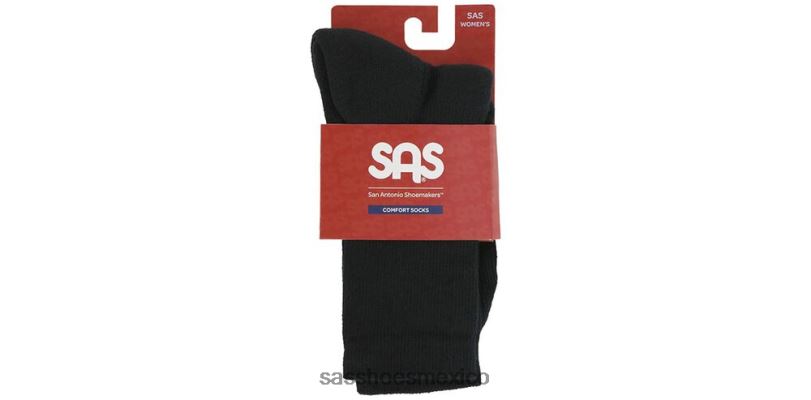 mx SAS mujer acogedor calcetines para andar en equipo negro LVV46469