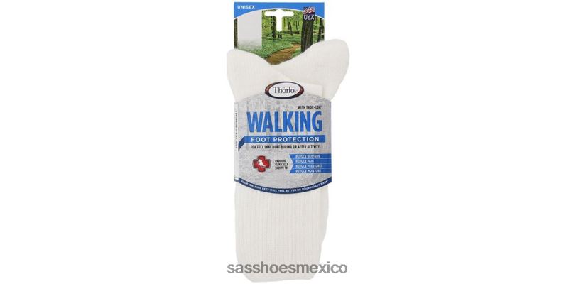 mx SAS mujer acogedor calcetines thorlo crew blanco LVV46453