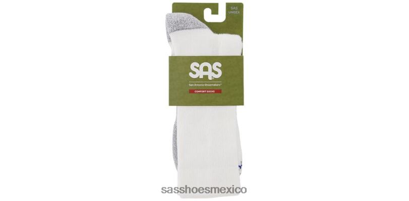 mx SAS mujer acogedor calcetines unisex blanco LVV46504