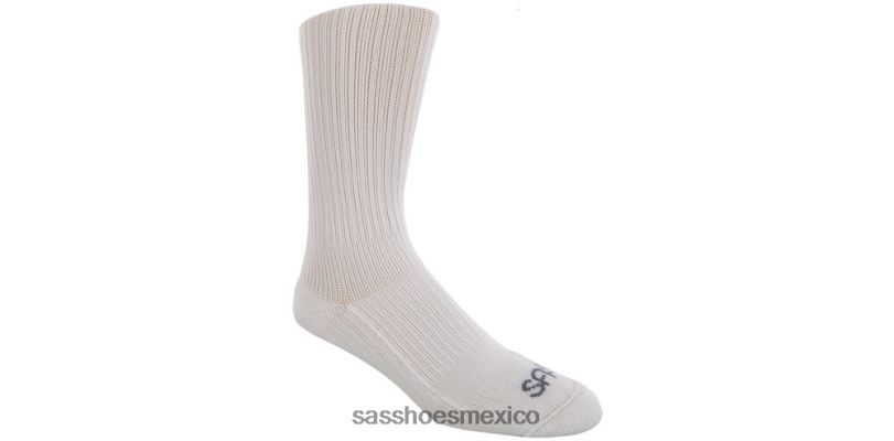 mx SAS mujer acogedor diabético qtr tripulación calcetines blanco LVV46465