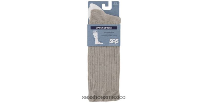 mx SAS mujer acogedor diabético qtr tripulación calcetines caqui LVV46476
