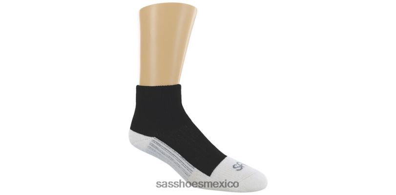 mx SAS mujer acogedor diabético qtr tripulación calcetines negro LVV46475