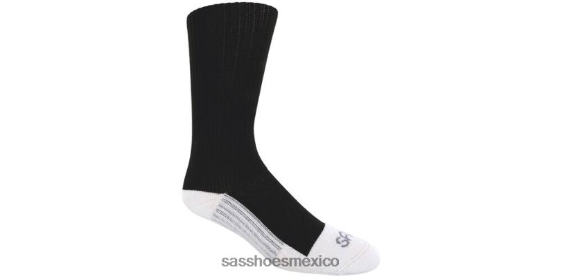 mx SAS mujer acogedor diabético qtr tripulación calcetines negro LVV46477