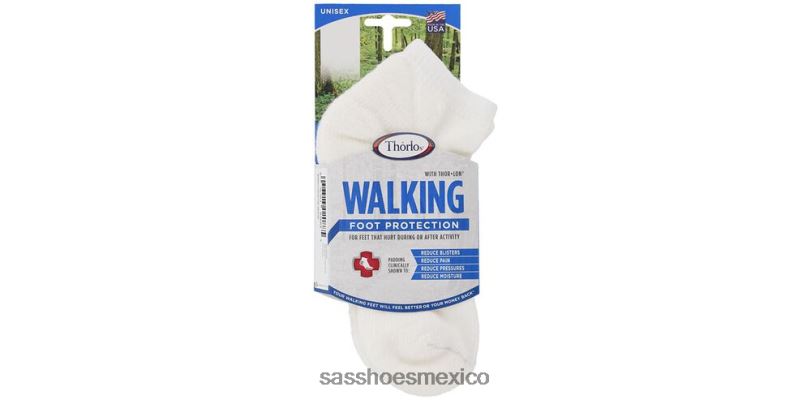mx SAS mujer acogedor mini calcetines thorlo walking micro blanco LVV46473