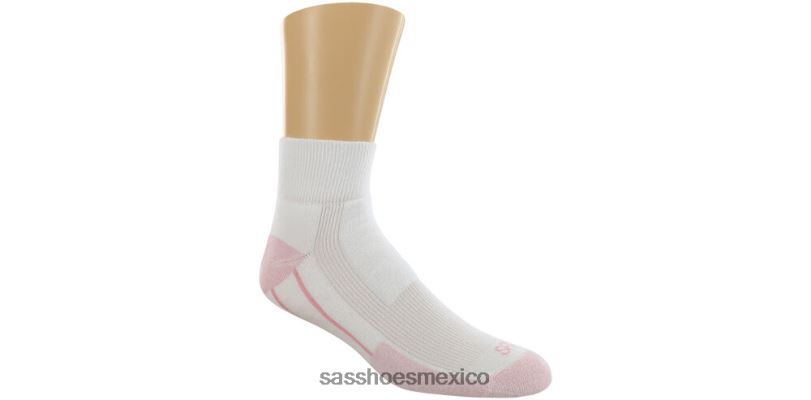 mx SAS mujer acogedor qtr walker calcetines blanco LVV46494