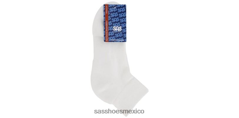 mx SAS mujer acogedor tripulación qtr calcetines blanco LVV46461