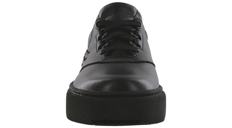 mx SAS mujer energético rienda suelta antideslizante con cordones negro mate LVV46406