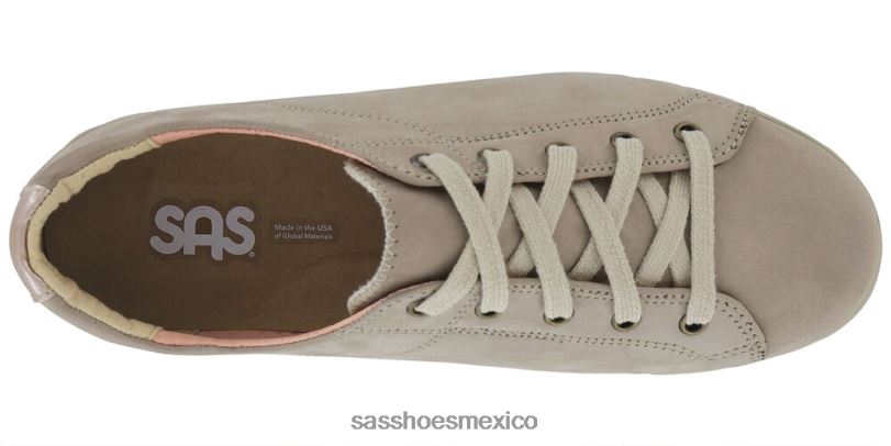 mx SAS mujer energético solstice ii plana con cordones desierto/taupe LVV46421