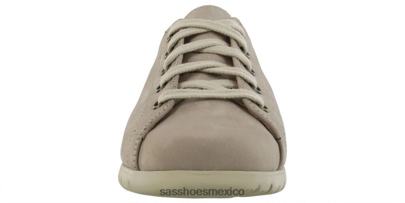 mx SAS mujer energético solstice ii plana con cordones desierto/taupe LVV46421