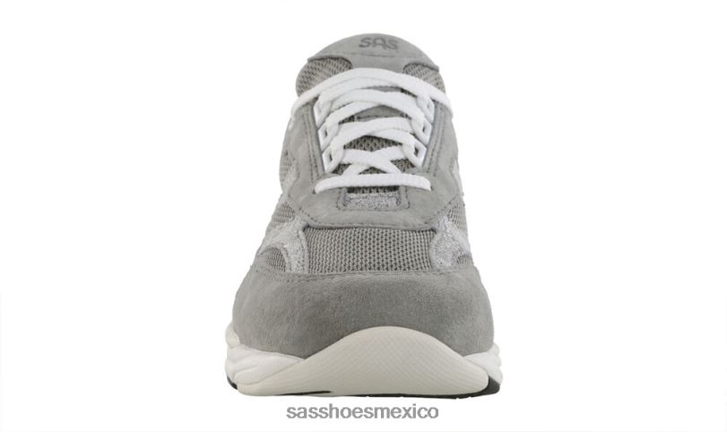 mx SAS mujer energético tenis Tour de malla con cordones mezcla plata LVV46299