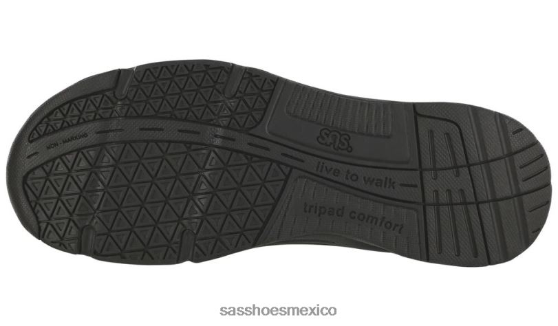 mx SAS mujer energético tenis Tour de malla con cordones negro LVV46295