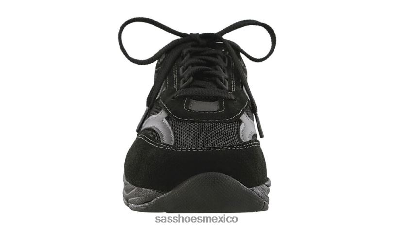mx SAS mujer energético tenis Tour de malla con cordones negro LVV46295