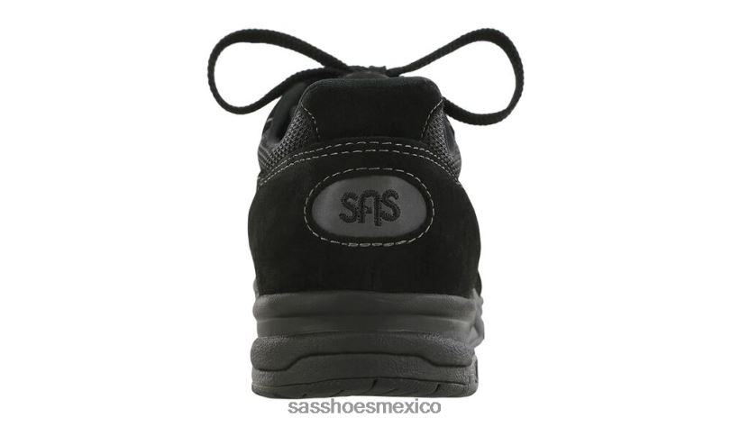 mx SAS mujer energético tenis Tour de malla con cordones negro LVV46295