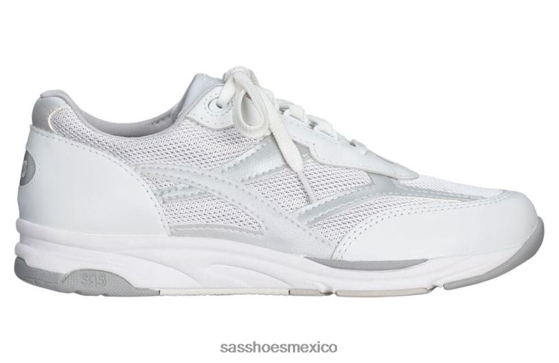 mx SAS mujer energético tenis Tour de malla con cordones plata LVV46292