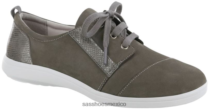 mx SAS mujer energético tenis marnie con cordones gris/serpiente LVV46285