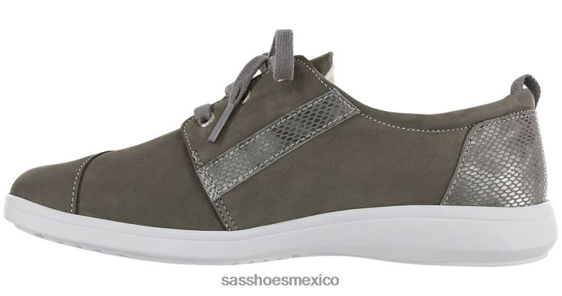 mx SAS mujer energético tenis marnie con cordones gris/serpiente LVV46285