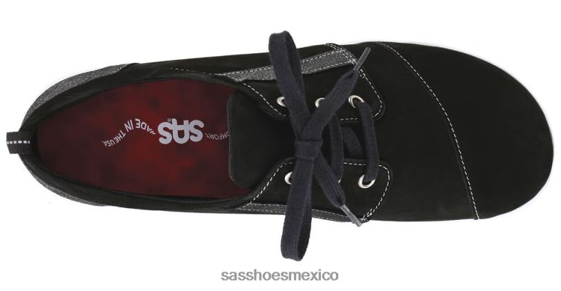 mx SAS mujer energético tenis marnie con cordones negro/brillante LVV46288