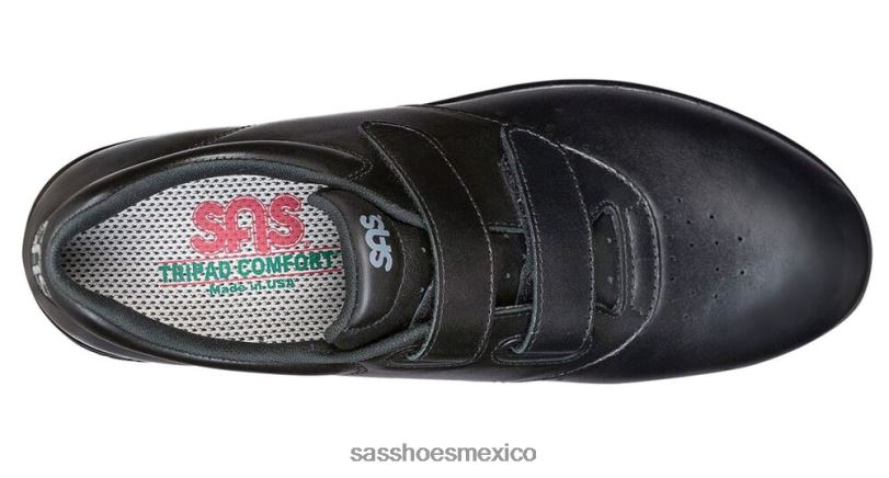 mx SAS mujer energético yo también zapato para caminar negro LVV46327