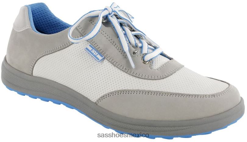 mx SAS mujer energético zapatilla deportiva con cordones gris blanco LVV46305