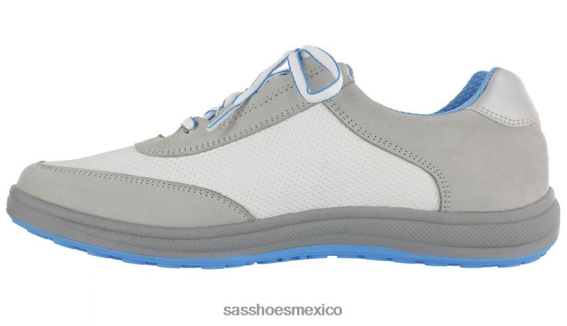 mx SAS mujer energético zapatilla deportiva con cordones gris blanco LVV46305